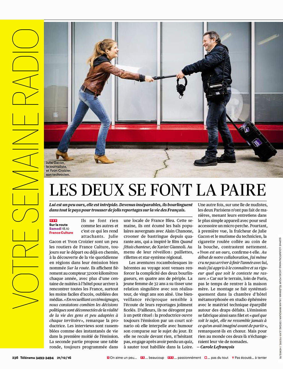 # TÉLÉRAMA / DÉCEMBRE 2016